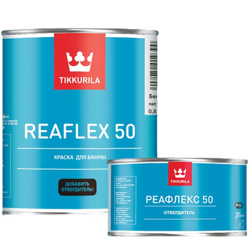 Покрытие ванны эмалью Reaflex-50